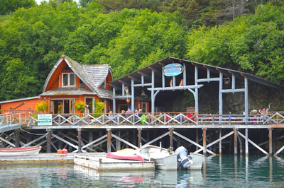 The Saltry Restaurant in Halibut Cove, AK. 